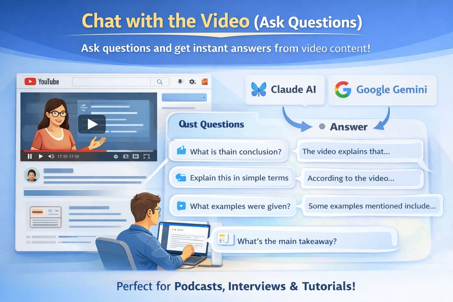 Chat with YouTube Video Using AI