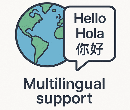 Multilingual support