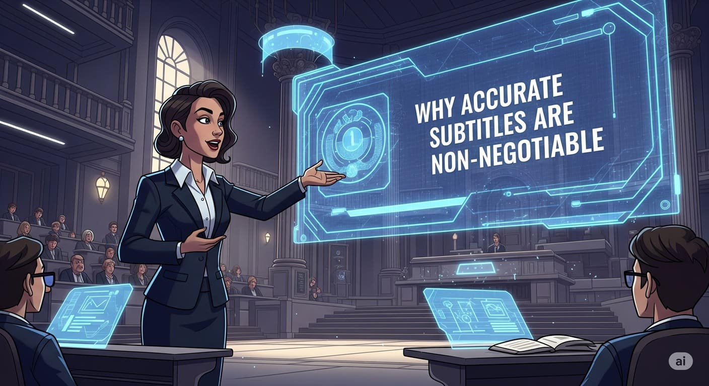 Why accurate subtitles are non-negotiable